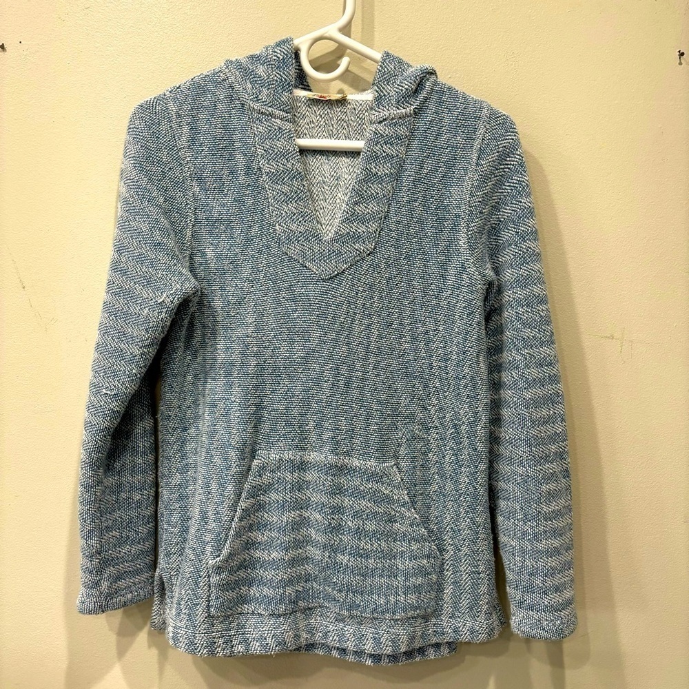 Faherty Whitewater Sweater Hoodie Slightly Oversized Women’s Size XS